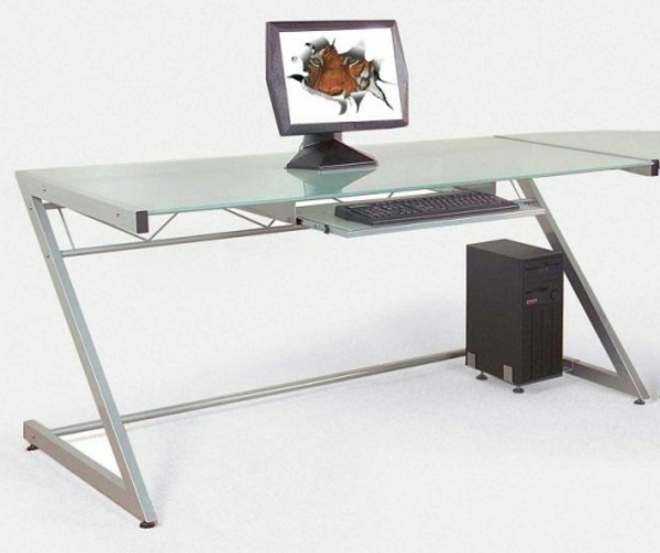 büromöbel-computertisch-aus-glas- weißer hintergrund