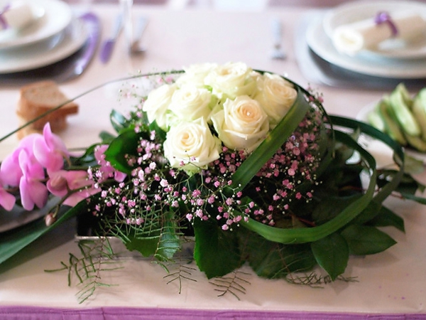 Blumen Hochzeit Blumengesteck Tischdeko