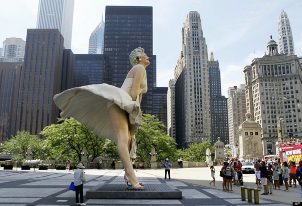 künstler-skulpturen-Marilyn-Statue