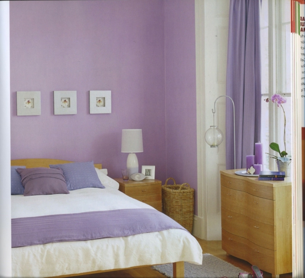 lila-farbtöne-schlafzimmer