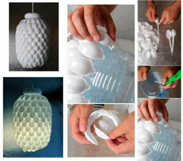 plastiklöfel-design-ideen-kronleuchter-selber-bilden