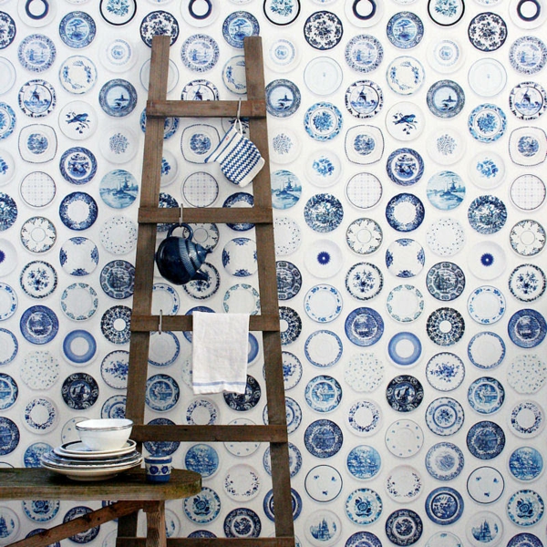 porzellan-in-blau-und-weiß-dekoration-fürßwand