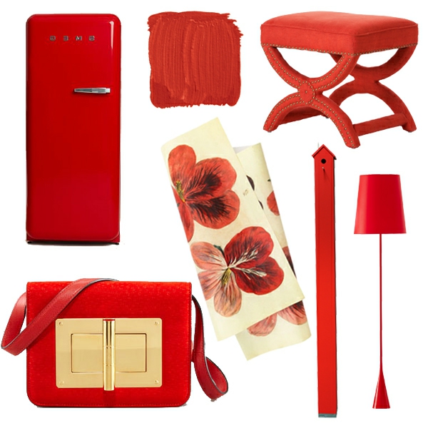 Einrichten mit Farben: Rote Farbe - Energie und Leidenschaft zu Hause