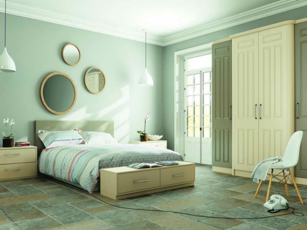 wandfarbe-mintgrün-Cool-Mint-Room-Decor-Idea