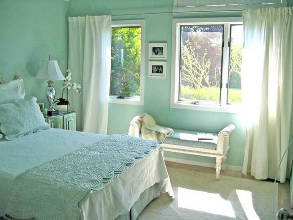 wandfarbe-mintgrün-Mint-Green-Color-Scheme-For-Bedroom-1