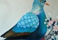 Wandfarbe Taubenblau - mit der Bescheidenheit der Tauben spielen!
