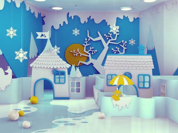 zimmergestaltung -ideen-für-spannendes-märchenhaftes-Kinderzimmer