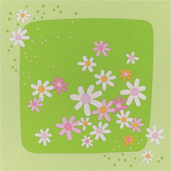 HABA-Teppich-grün-mit-Blumen