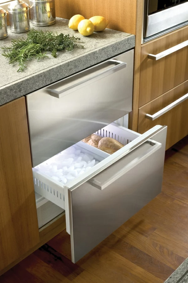 Kühlschrank-mit-Schubladen-Küchengestaltung-Wohnidee