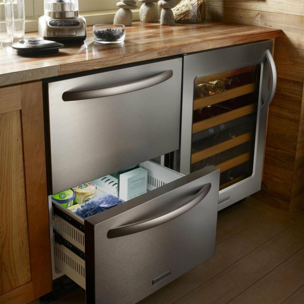Kühlschränke-mit-Schubladen-Küche-Idee
