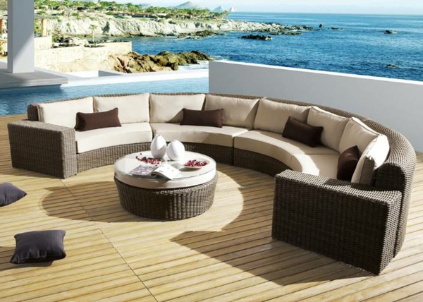 Polyrattan- Loungemöbel-für-Draußen-Möberlset-Designidee