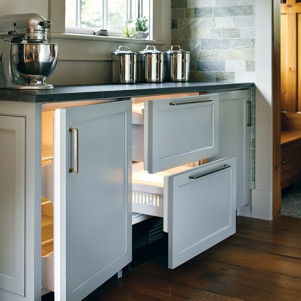 Schubladen-Kühlschrank-für-die-Küche-Designidee