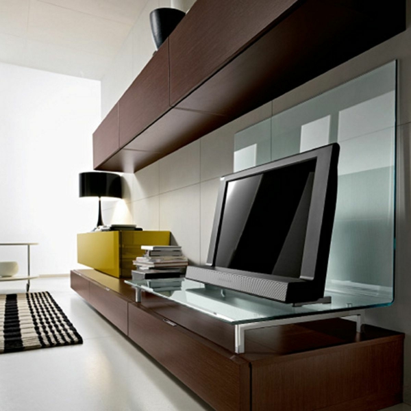 exklusive-tv-möbel-modern- in brauner farbe