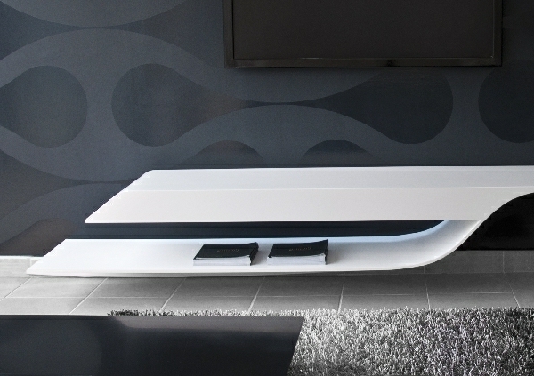 exklusive-tv-möbel-ultramodernes-design in weiß