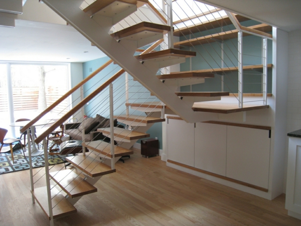 interessante Schwebende Treppe innendesign idee