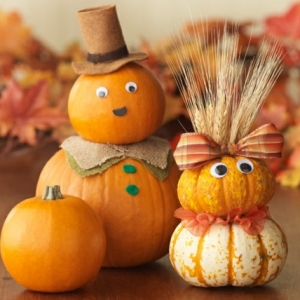 Herbstliche Dekoration oder den Herbst zu Gast einladen