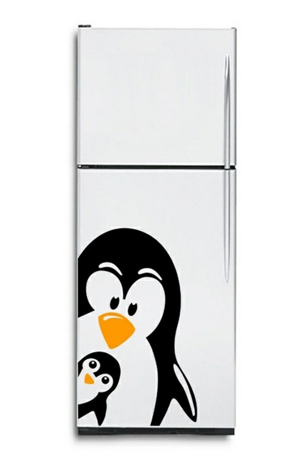 kleine-pinguine-auf-dem-kühlschrank-aufkleben-tolle-idee