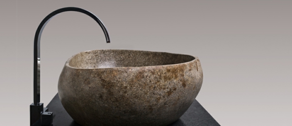 20 Ideen für Waschbecken aus Naturstein! - Archzine.net