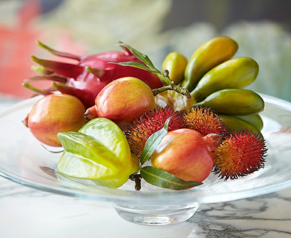 künstliche-exotische-Früchte-Dekoideen-für-den-Tisch