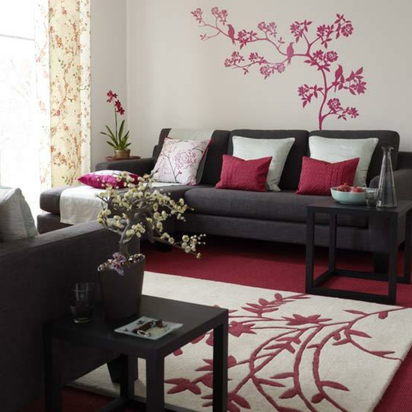 orientalische-dekoration-für-wohnzimmer-interessante-wandgestaltung