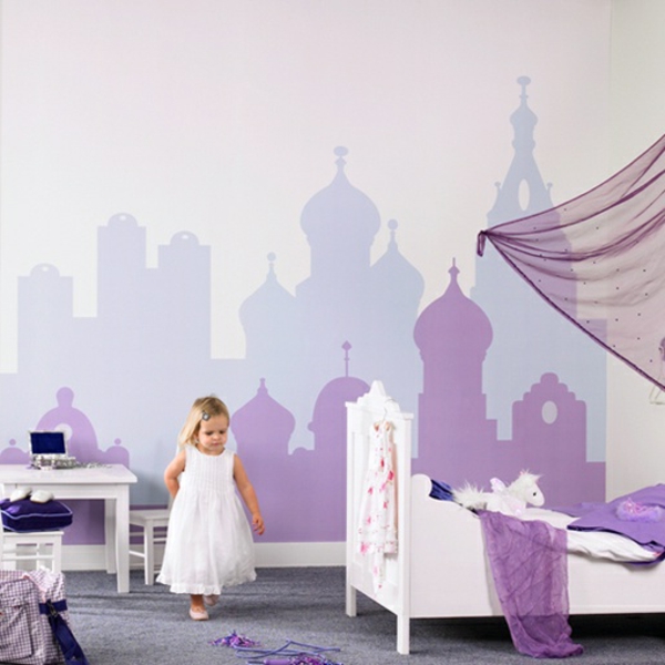 schöne_Wandbilder-Kinderzimmer-Wandbilder-lila