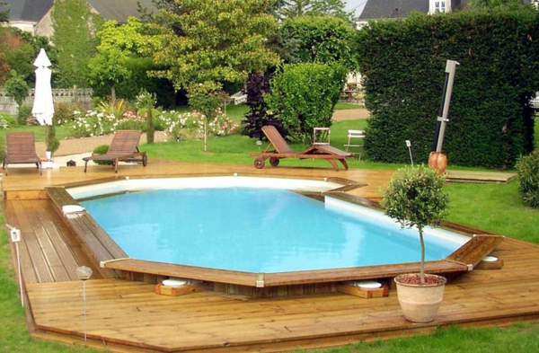 Effektvolle Poolgestaltung Im Garten Archzine Net