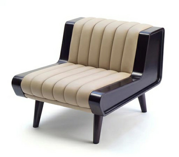 vintage- design möbel-retro-sofa-im-Beige-und-schwarz