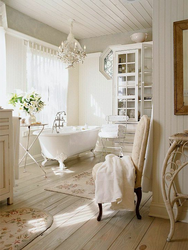 weißes-Badezimmer-Vintage-Look-Idee
