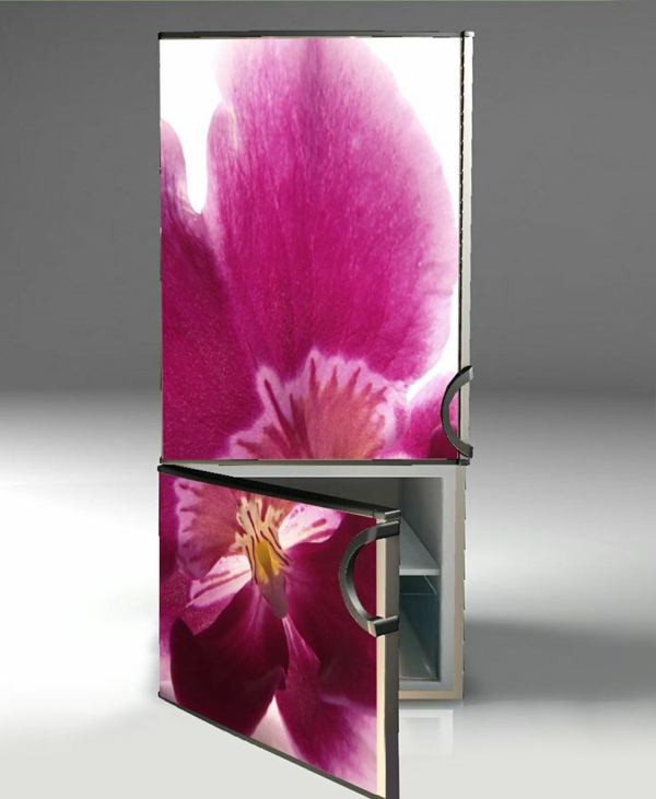 wunderbare-Aufkleber-für-Kühlschrank-Blume-in-Rosa