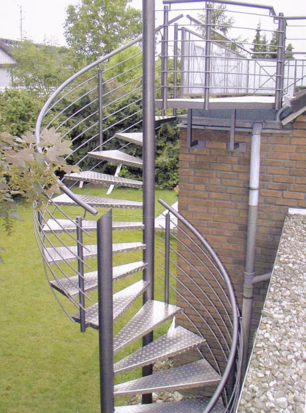 Aussentreppen-Spiraltreppe-Idee.Architektur