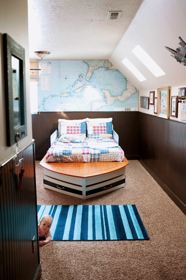 Außergewöhnliches-Kinderbett-Boot