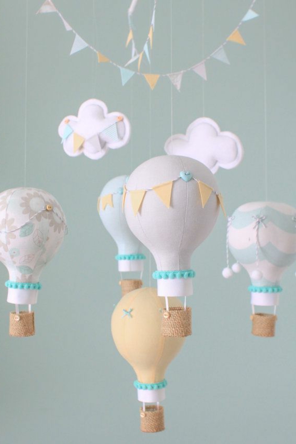 Babyzimmer Deko Ballons