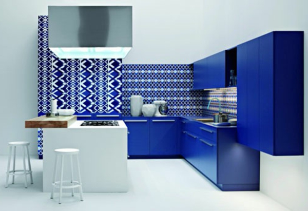 Faszinierende-Küchengestaltung-in-Blau-Idee