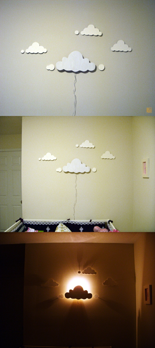 Kinderzimmerlampen-tolle-Design-Ideen-Wolken
