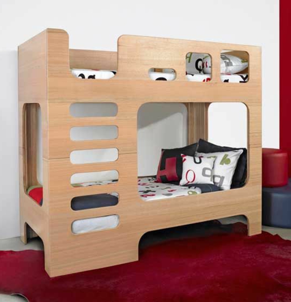 Kinderzimmermöbel-Betten-Design-Ideen-roter-Teppich