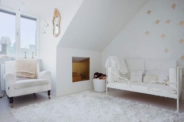 Mansarda-Teppich-in-Farbe-Weiß