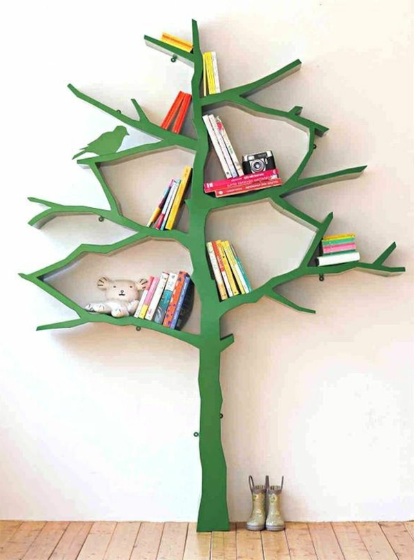 Regal-für-Bücher-wie-einen-Baum