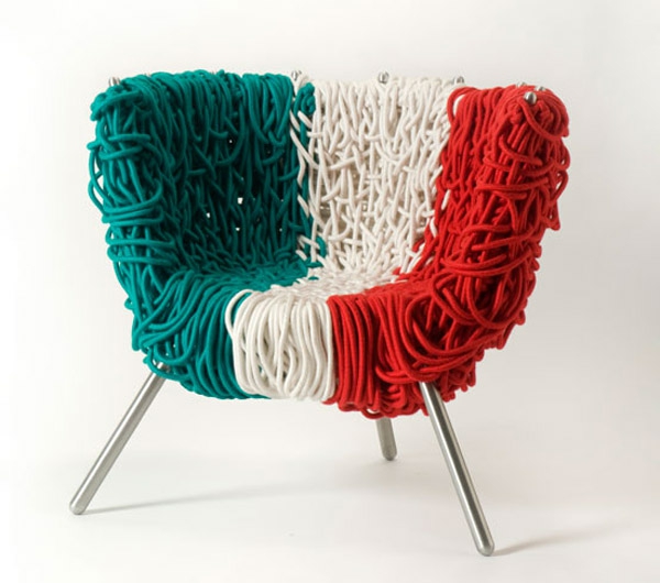 Stuhl-Design-drei-Farben