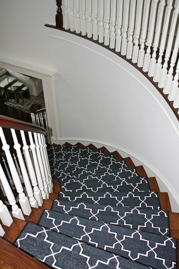 Treppe-Teppich-Design-Ideen