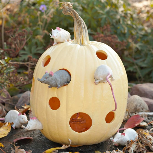 halloween-deko-ideen-kürbis-mäuser