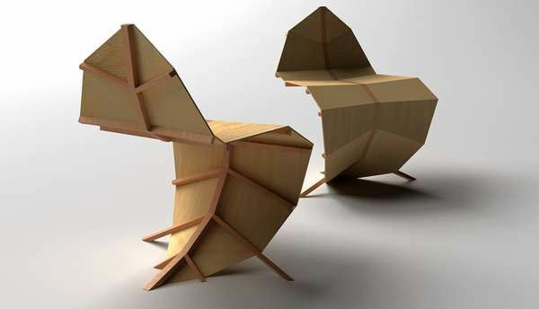 moderne-designer-Stühle-Holz