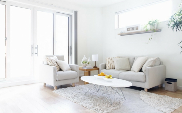 modernes-Wohnzimmer-Teppich-in-Farbe-Weiß