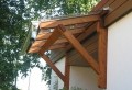 Vordach aus Holz - schöne Ideen!