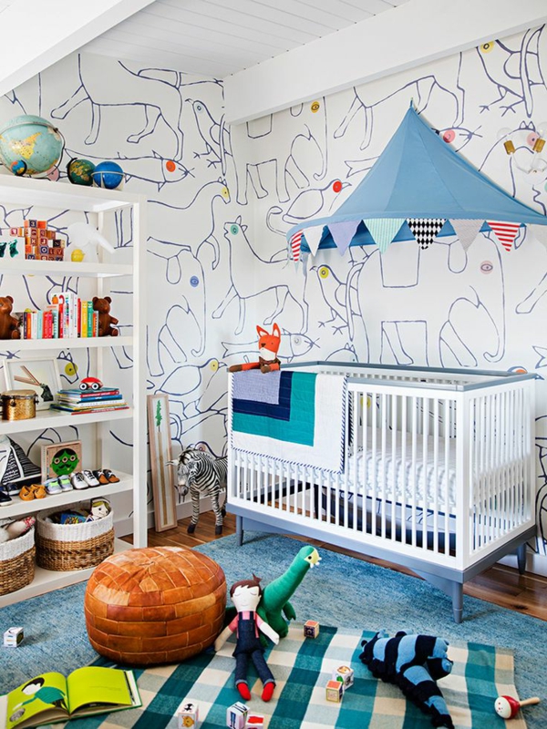 super-schöne-Babyzimmer-Dekoration-im-Hause