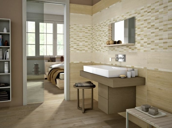 Badezimmer-Design-Holzoptik-Fliesen