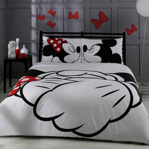 coole--Bettwäsche-Mickey-Mouse-Schlafzimmer