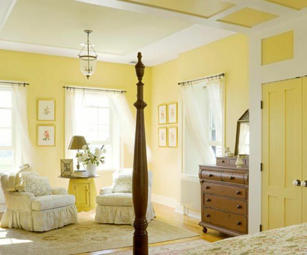 coole-gelbe-farbgestaltung-im-schlafzimmer