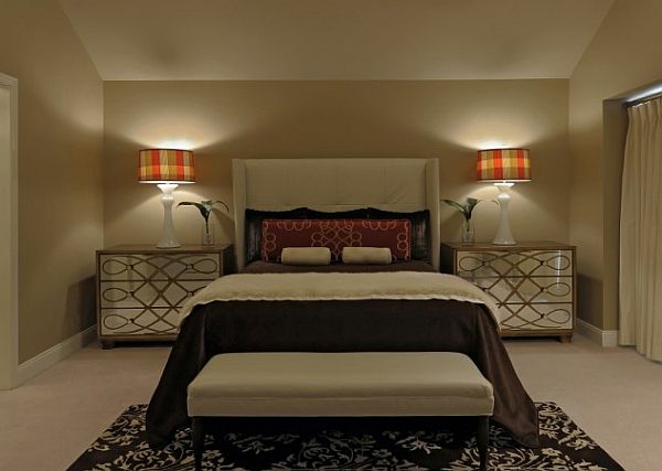 elegante-schlafzimmer lampen-im-gemütlichen-schlafzimmer