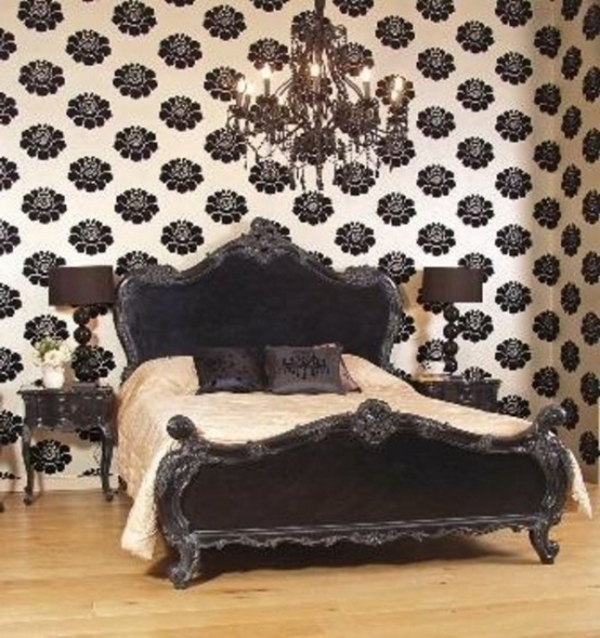elegantes-schickes-gothic-schlafzimmer