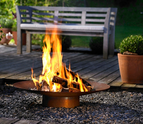 Feuerstelle im Garten - 36 prima Designs! - Archzine.net